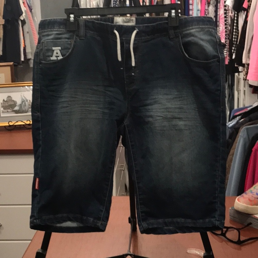 Aussiebum jean shorts large. Like new. Never worn
